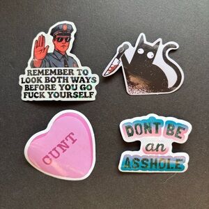 4 Spunky Stickers | Super Spicy Bundle